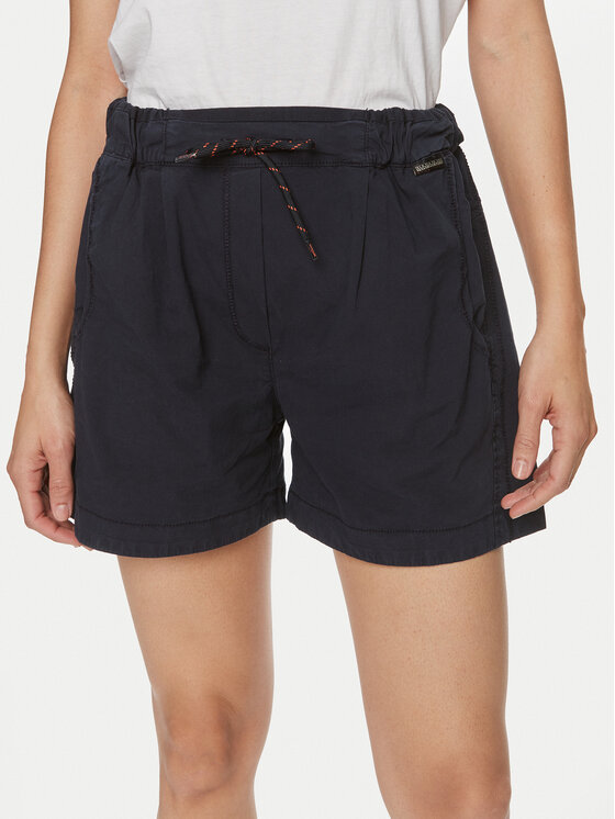 Napapijri Szorty materiałowe Aberdeen NP0A4I51 Granatowy Loose Fit
