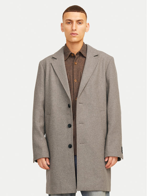 Jack & Jones Płaszcz wełniany Harris 12263845 Beżowy Regular Fit miniaturka