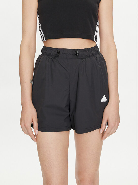 adidas Szorty sportowe Future Icons 3-Stripes IP1568 Czarny Loose Fit
