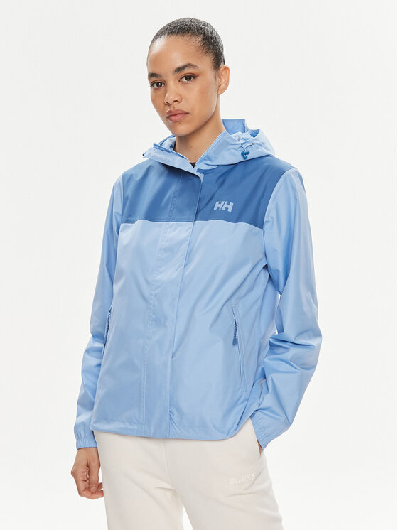 Helly Hansen Kurtka przeciwdeszczowa W Vancouver Rain Jacket 53587 Niebieski Regular Fit