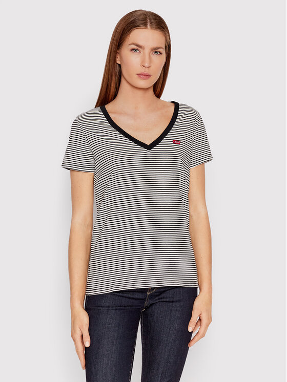 Levi's® T-Shirt Perfect V-Neck Tee 85341-0004 Kolorowy Regular Fit