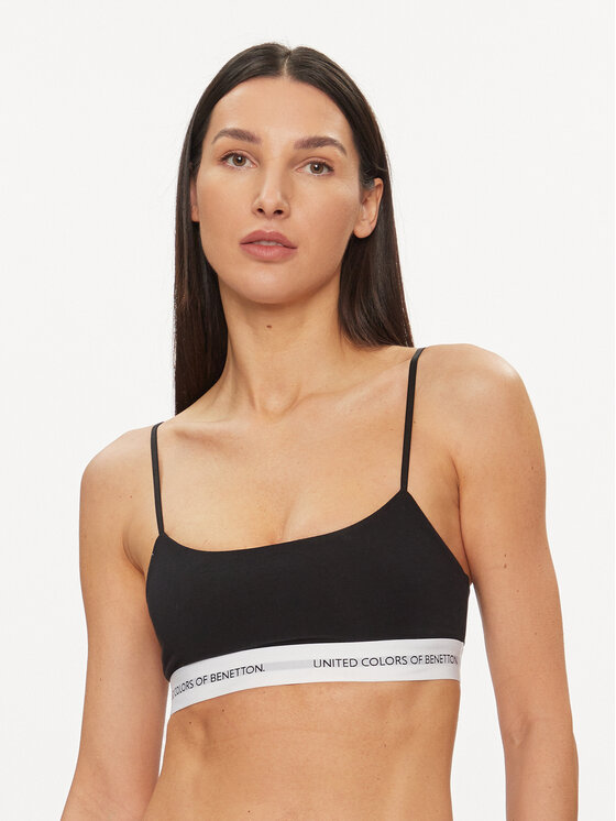 United Colors Of Benetton Biustonosz top 3OP81R00Q Czarny