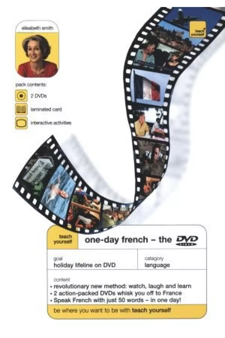One-Day French. 2 DVDs, laminated card and interactive activities