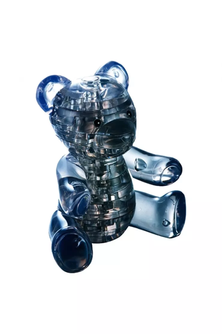 Puzzle 3D 41 el. Crystal Miś czarny