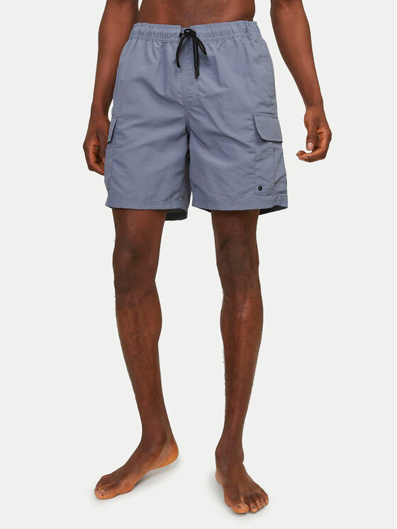 Jack & Jones Szorty kąpielowe Jpstfiji 12257214 Niebieski Regular Fit