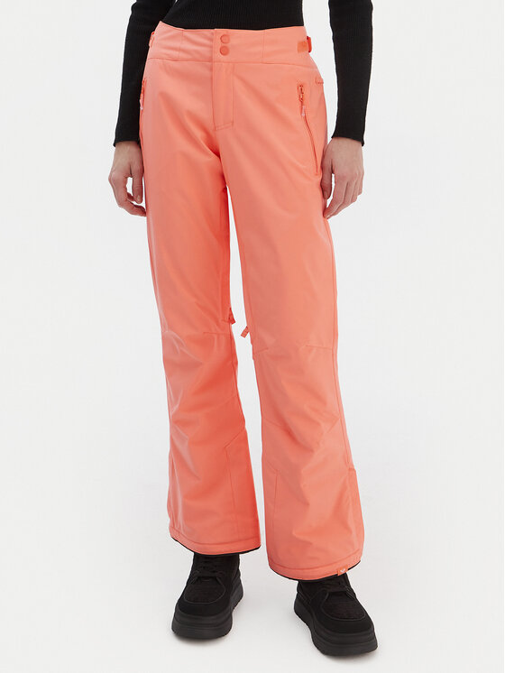 Roxy Spodnie narciarskie Alpine Ridge ERJTP03297 Koralowy Straight Fit