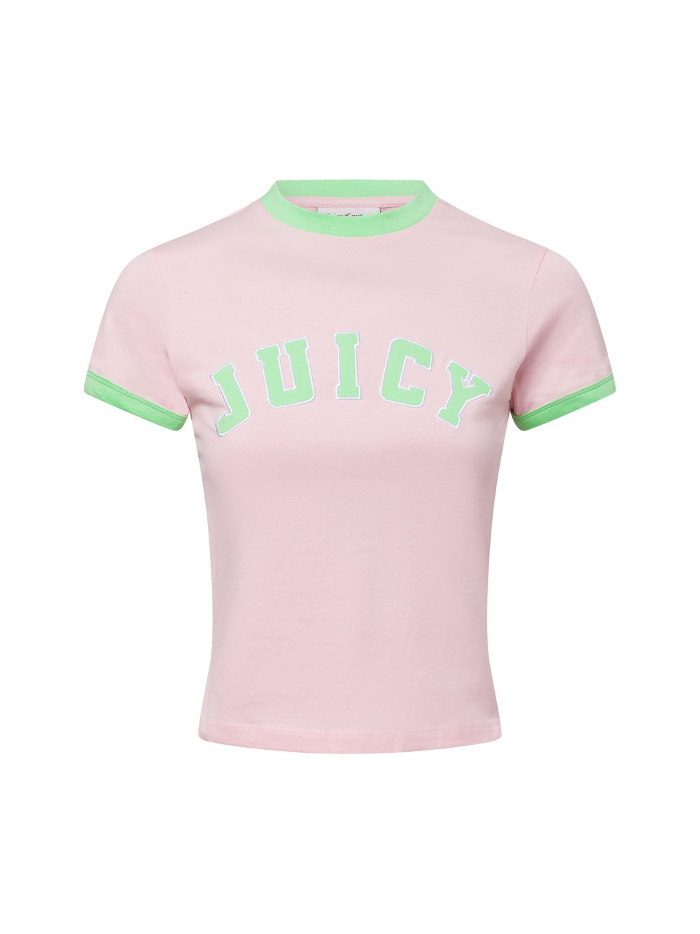 Juicy by Juicy Couture Koszulka damska - Collegiate Kobiety Bawełna różowy|zielony, XS