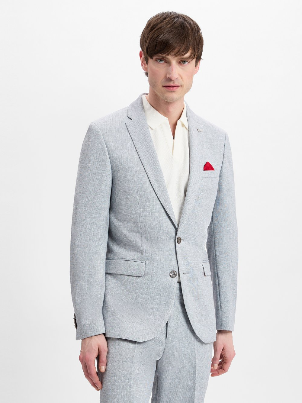 Finshley & Harding London Męska kurtka modułowa - Brixdon Mężczyźni Slim Fit szary, 54