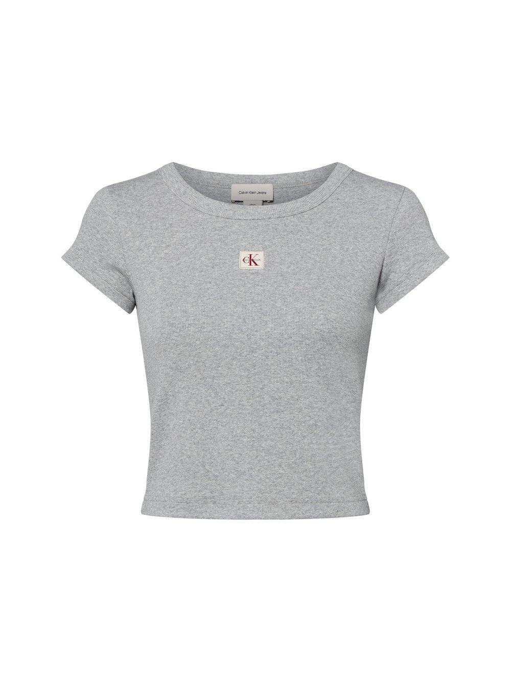 Calvin Klein Jeans Koszulka damska Kobiety Bawełna szary, S