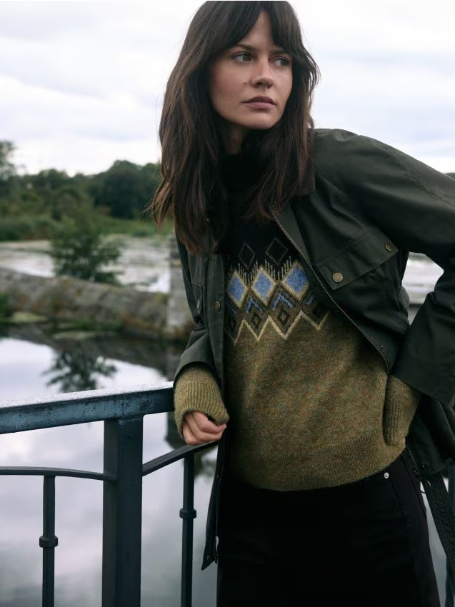 Reserved - Sweter w romby - wielobarwny