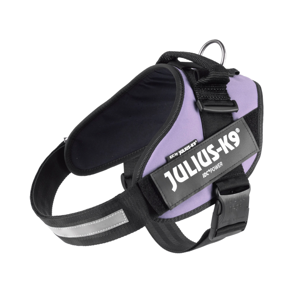 Julius-K9 IDC® Power szelki dla psa, fioletowe - Rozmiar XL/2: obw. klatki piersiowej 71–96 cm