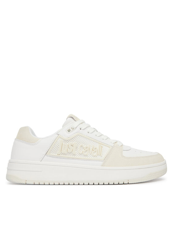 Just Cavalli Sneakersy 80QA3SM1 ZPC09 Biały