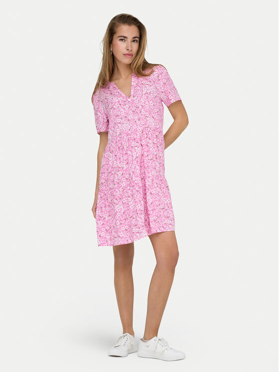 ONLY Sukienka letnia Zally 15262674 Różowy Regular Fit