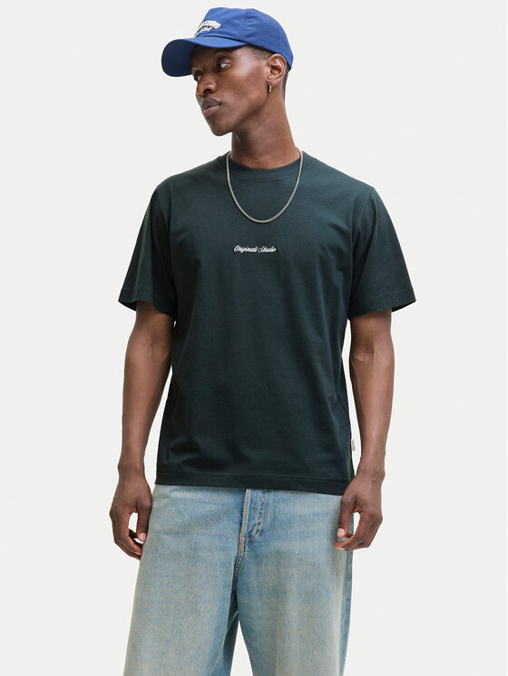 Jack & Jones T-Shirt Norrebro 12282892 Szary Relaxed Fit