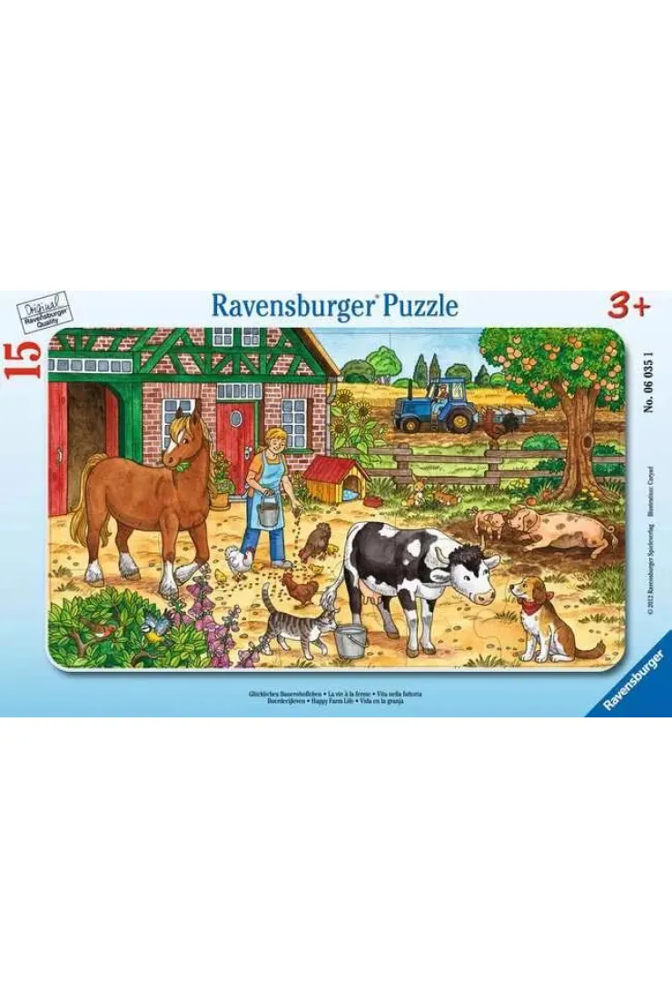 Puzzle 15 el. Życie na farmie