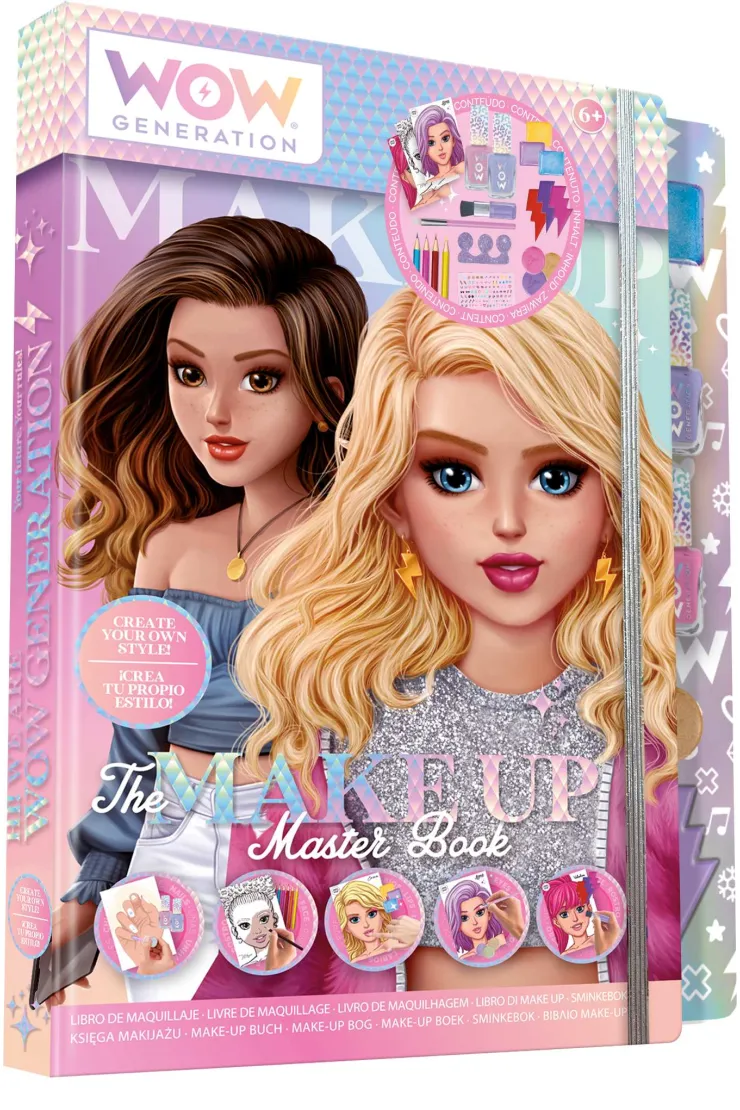 Zestaw kosmetyków master book WOW 23el