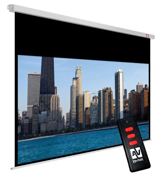AVTek Ekran elektryczny Cinema Electric 240, 16:9, 240 x 200 cm, powierzchnia biała, matowa miniaturka