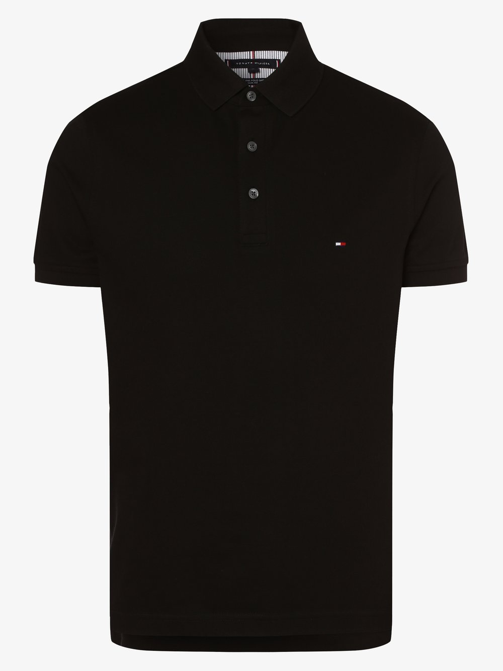 Tommy Hilfiger Męska koszulka polo Mężczyźni Bawełna czarny, XXXL