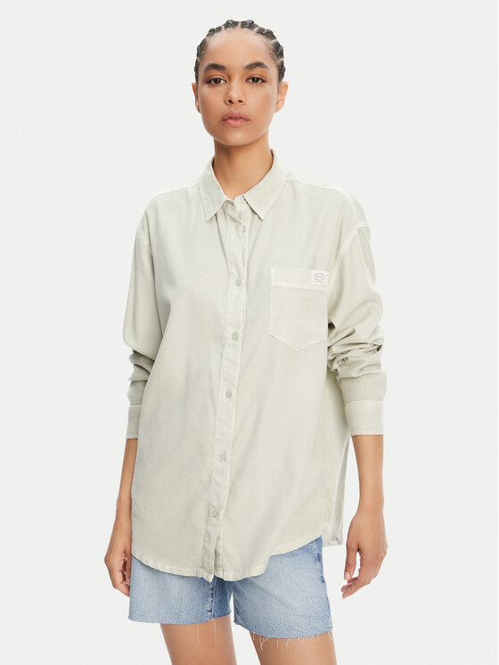 RVCA Koszula Showdown 23B051501 Zielony