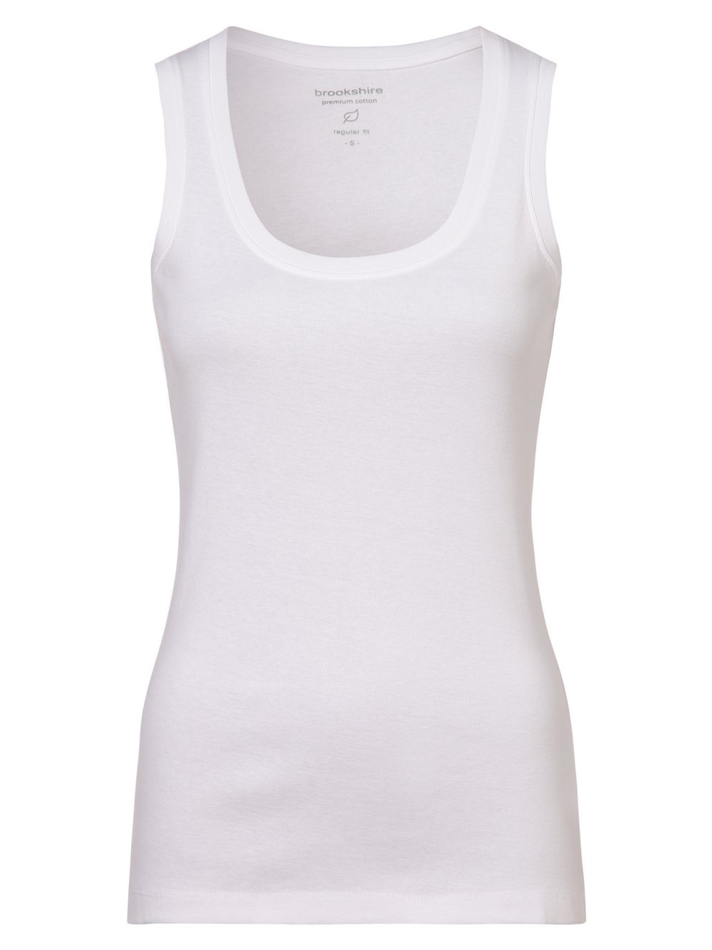brookshire Top damski Kobiety Bawełna biały, XL