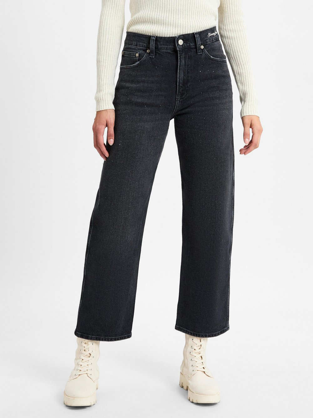 Tommy Jeans Dżinsy - Betsy Mid Loose Kobiety Bawełna szary, 27-30