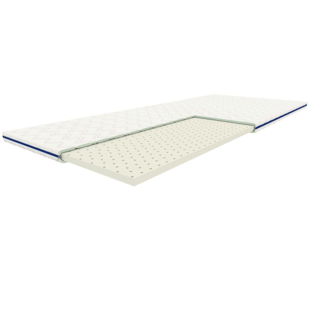 Topper Lateksowy Optimum 90x200 cm nawierzchniowy, lateks, H3 średnio twardy