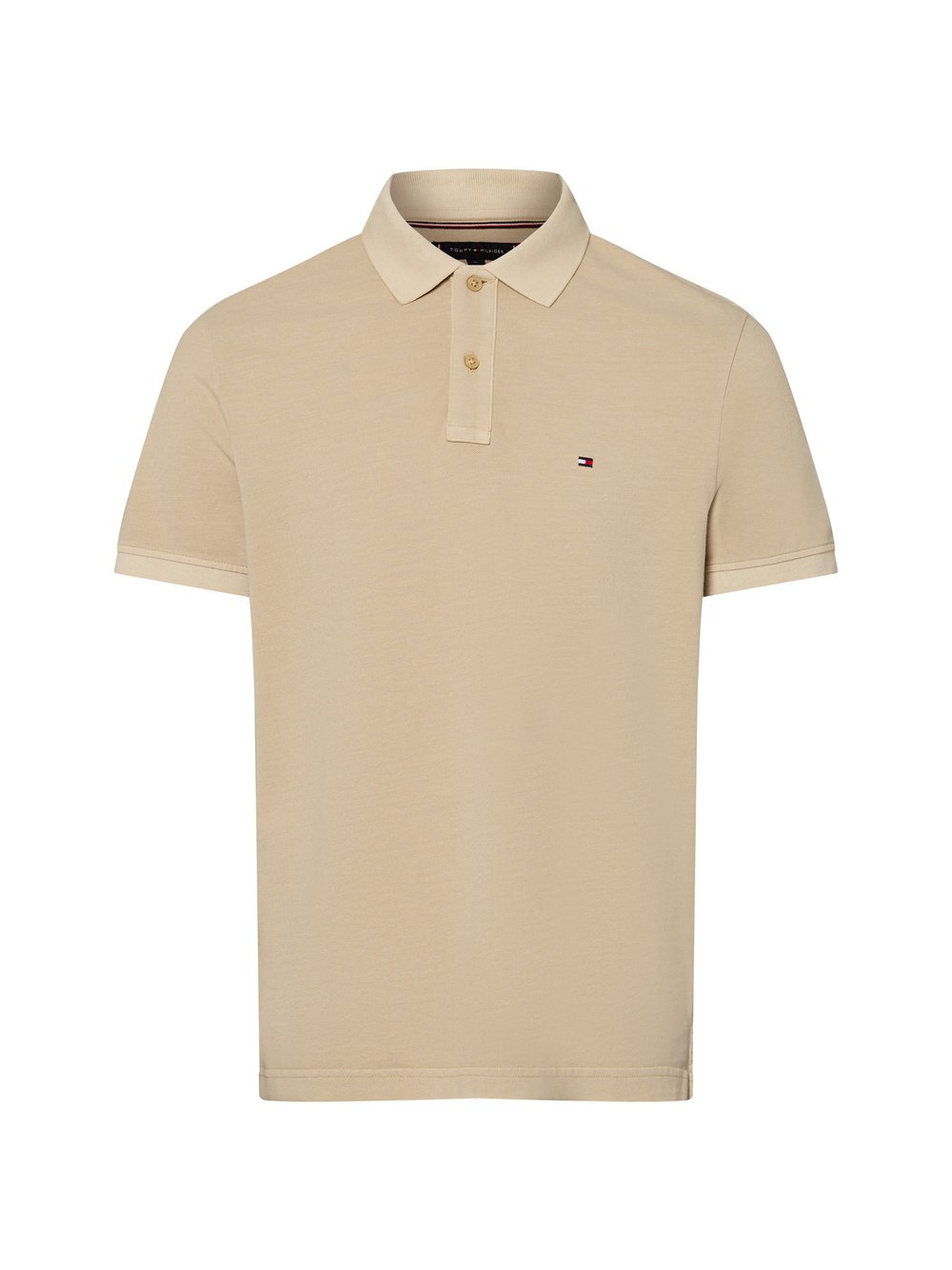 Tommy Hilfiger Męska koszulka polo Mężczyźni Bawełna beżowy, XL