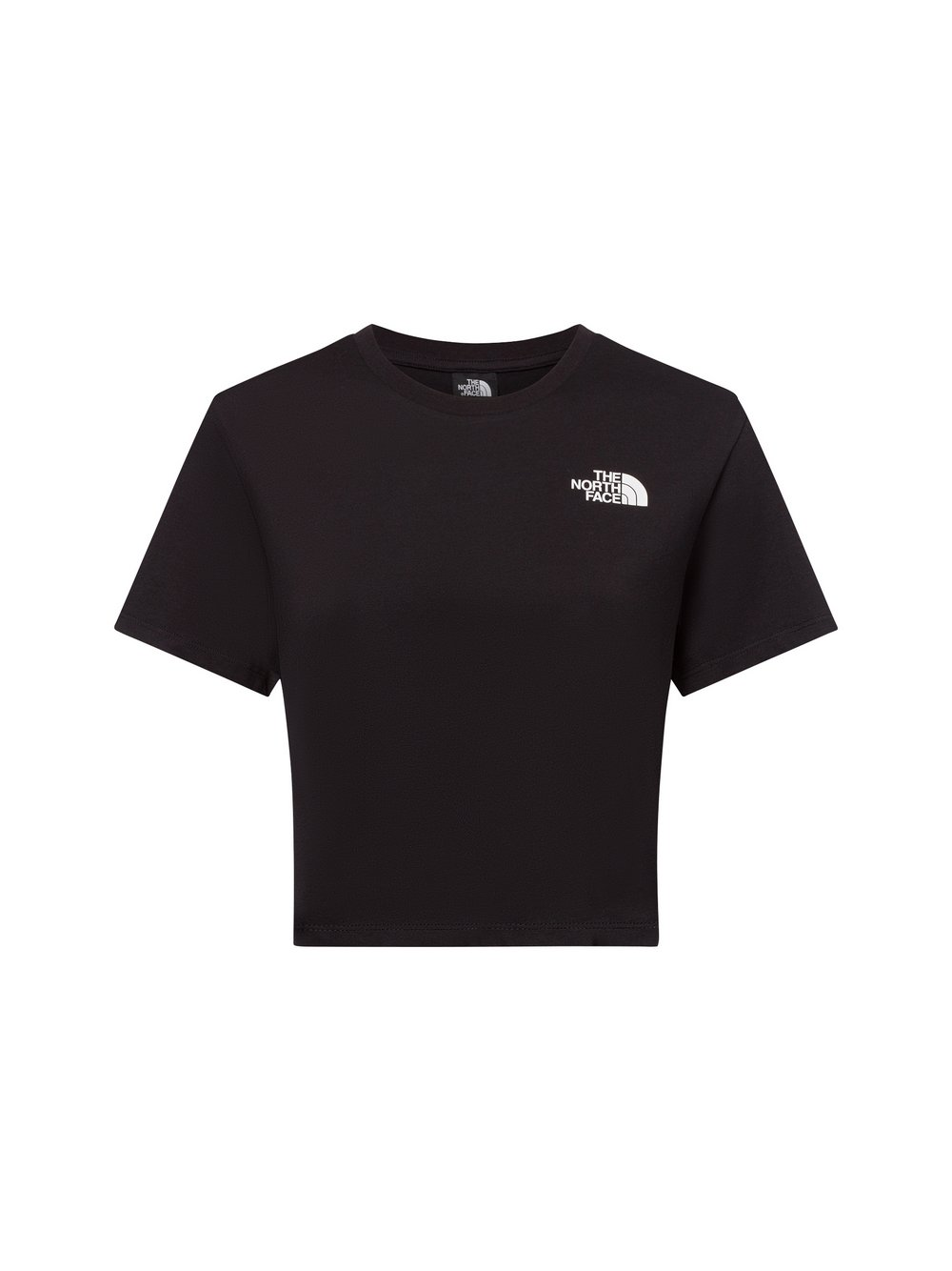 The North Face Koszulka damska - Simple Dome Cropped Kobiety Bawełna czarny|biały, L