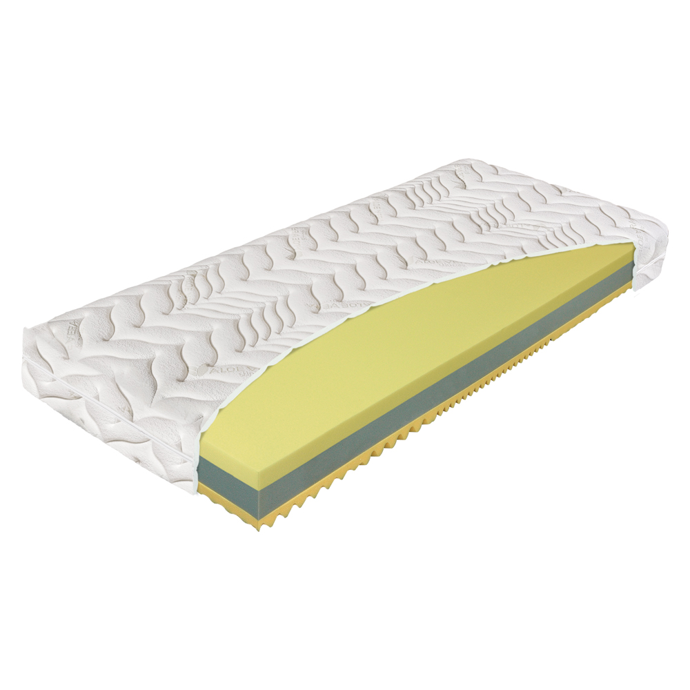 Materac Termopur Comfort Materasso 120x200 cm pianka termoelastyczna, H3 średnio twardy