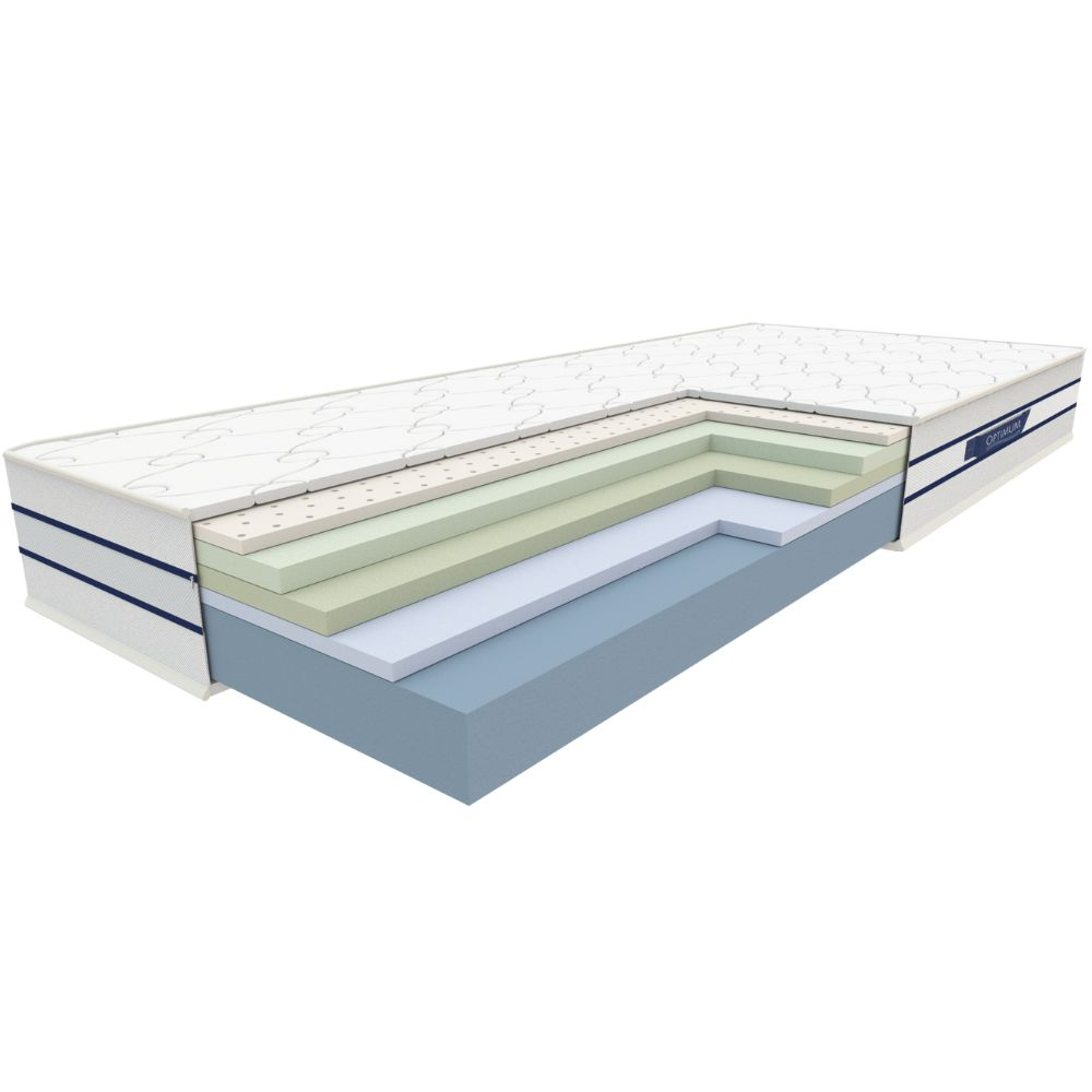 Materac Rubin Optimum 140x200 cm piankowy, lateks, H3 średnio twardy
