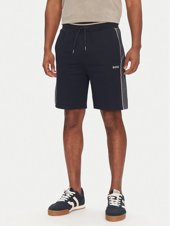 BOSS Szorty sportowe Tracksuit Short 50540752 Granatowy Regular Fit