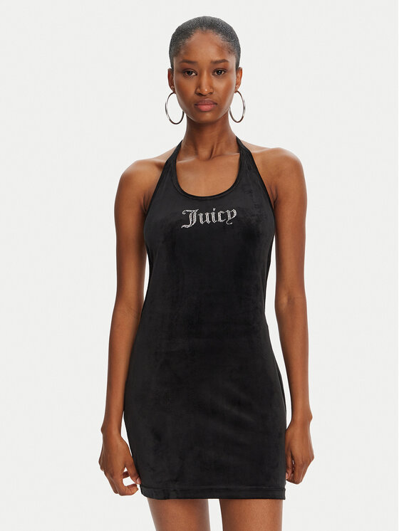 Juicy Couture Sukienka koktajlowa JCWED125326 Czarny Slim Fit