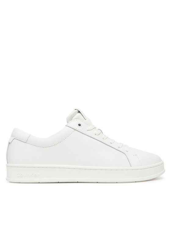 Calvin Klein Sneakersy Low Top Lace Up Lth HM0HM01971 Biały