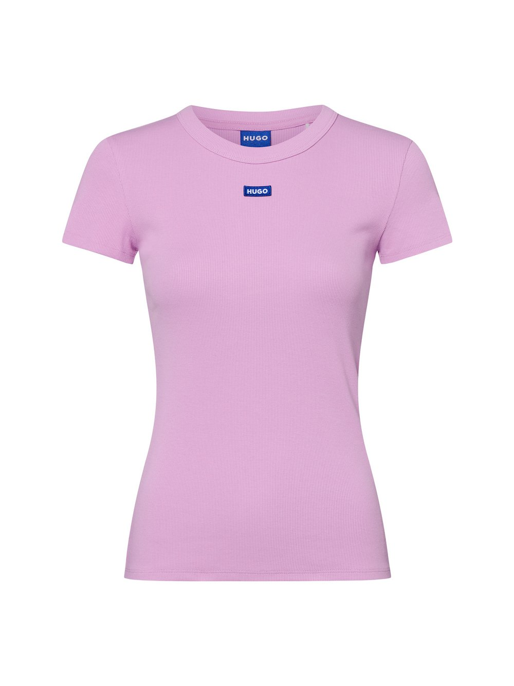 HUGO BLUE Koszulka damska - Easy Tee_B Kobiety Bawełna lila jednolity, M