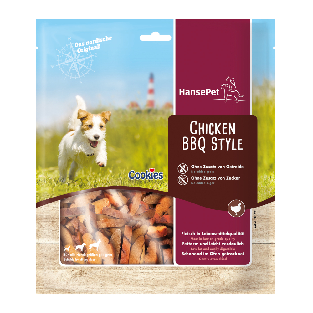 Hansepet Cookies BBQ Style, grillowany kurczak  - 475 g