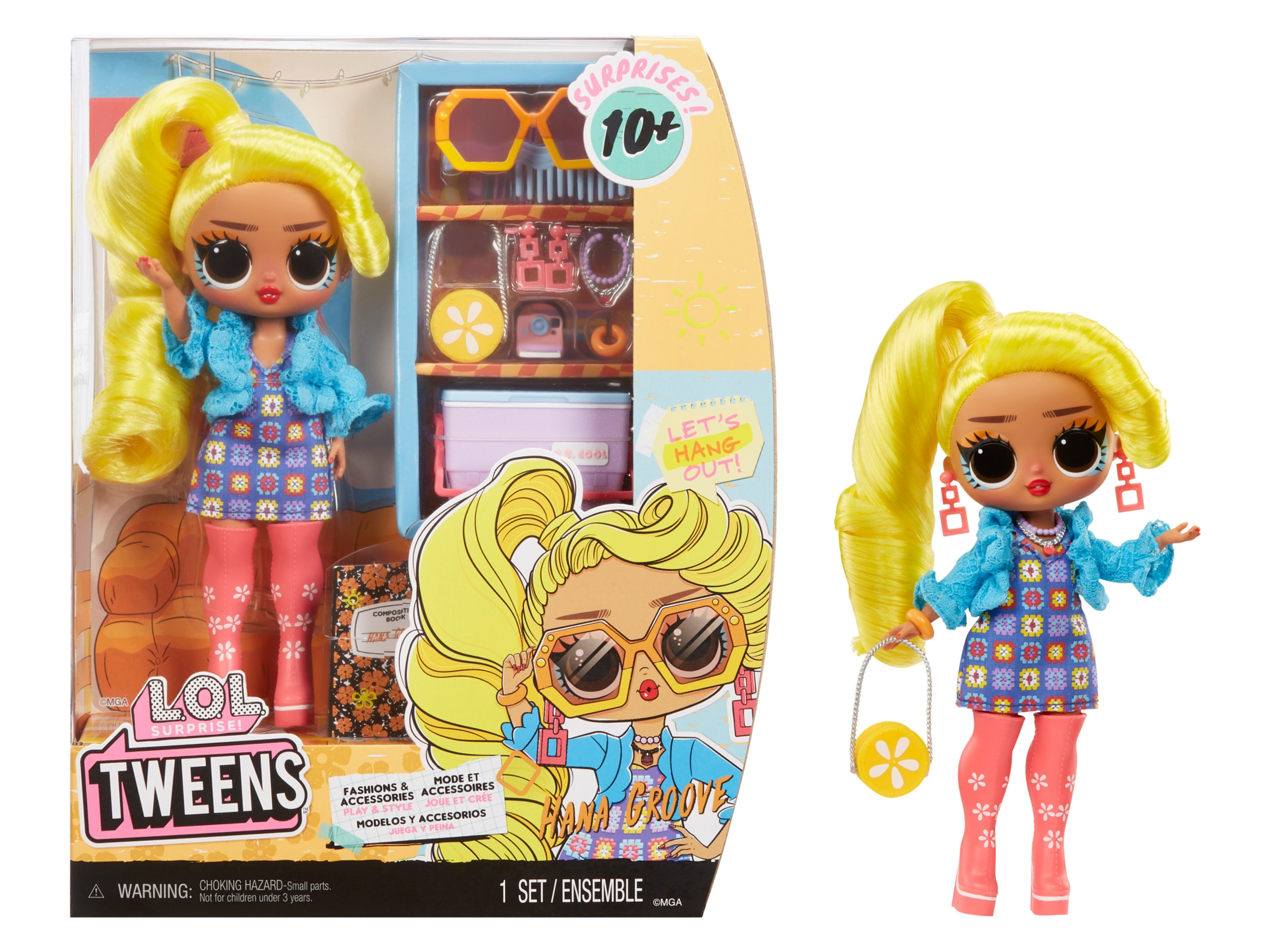 LOL Suprise! Lalka Tweens Fashion, ok. 17 cm (Hana Groove)