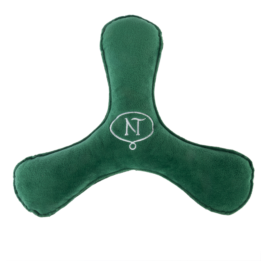 Nomad Tales Blush pluszowy bumerang - Zielony (dł. x szer. x wys.): 30 x 30 x 5 cm