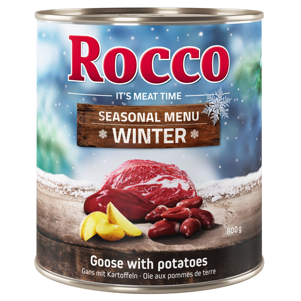 Edycja limitowana: Rocco Winter Menu, wołowina z gęsią i ziemniakami 6 x 800 g