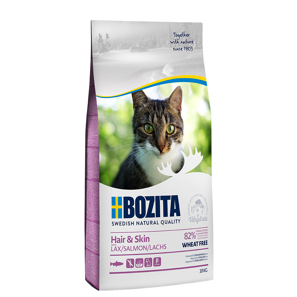 Bozita Hair & Skin, bez pszenicy - 10 kg