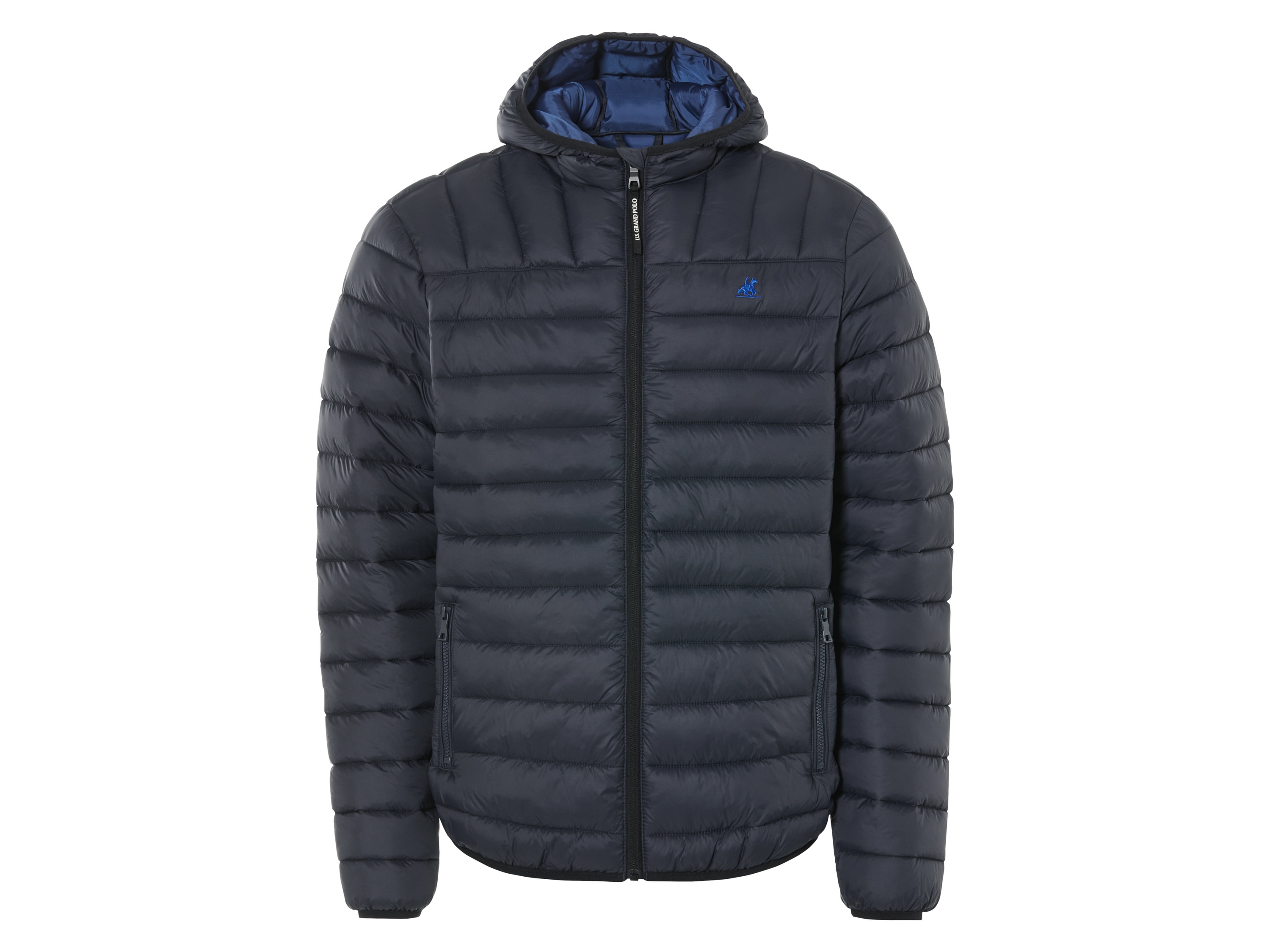 LIVERGY® Kurtka męska pikowana U.S. GRAND POLO (Granatowy, M (48/50))
