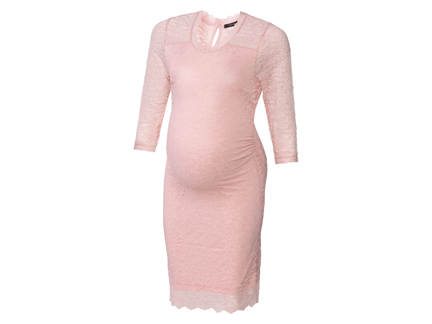 esmara® Sukienka ciążowa z koronki (XS (32-34), Różowy)