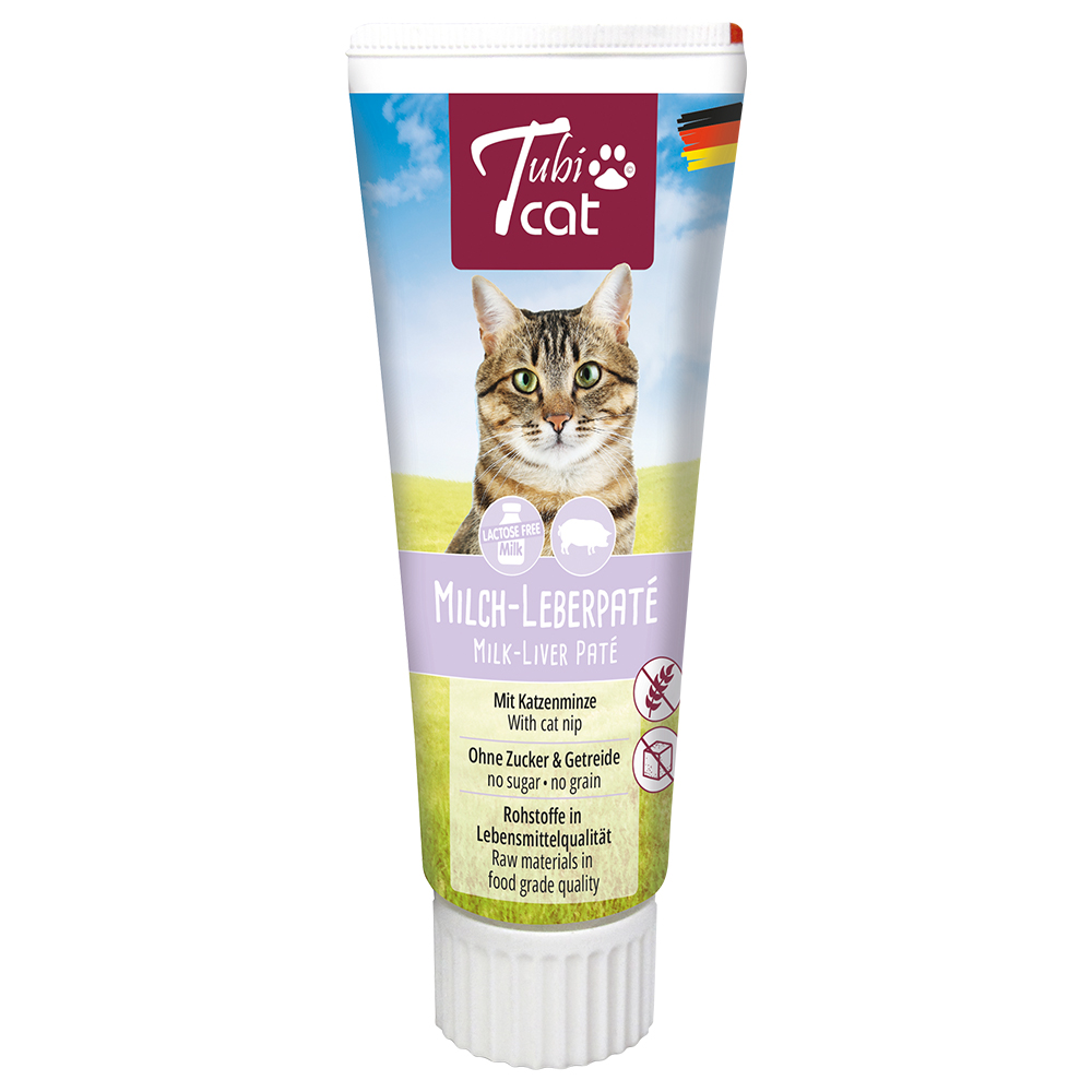 Tubicat mleczny pasztet z wątróbką i kocimiętką - 3 x 75 g