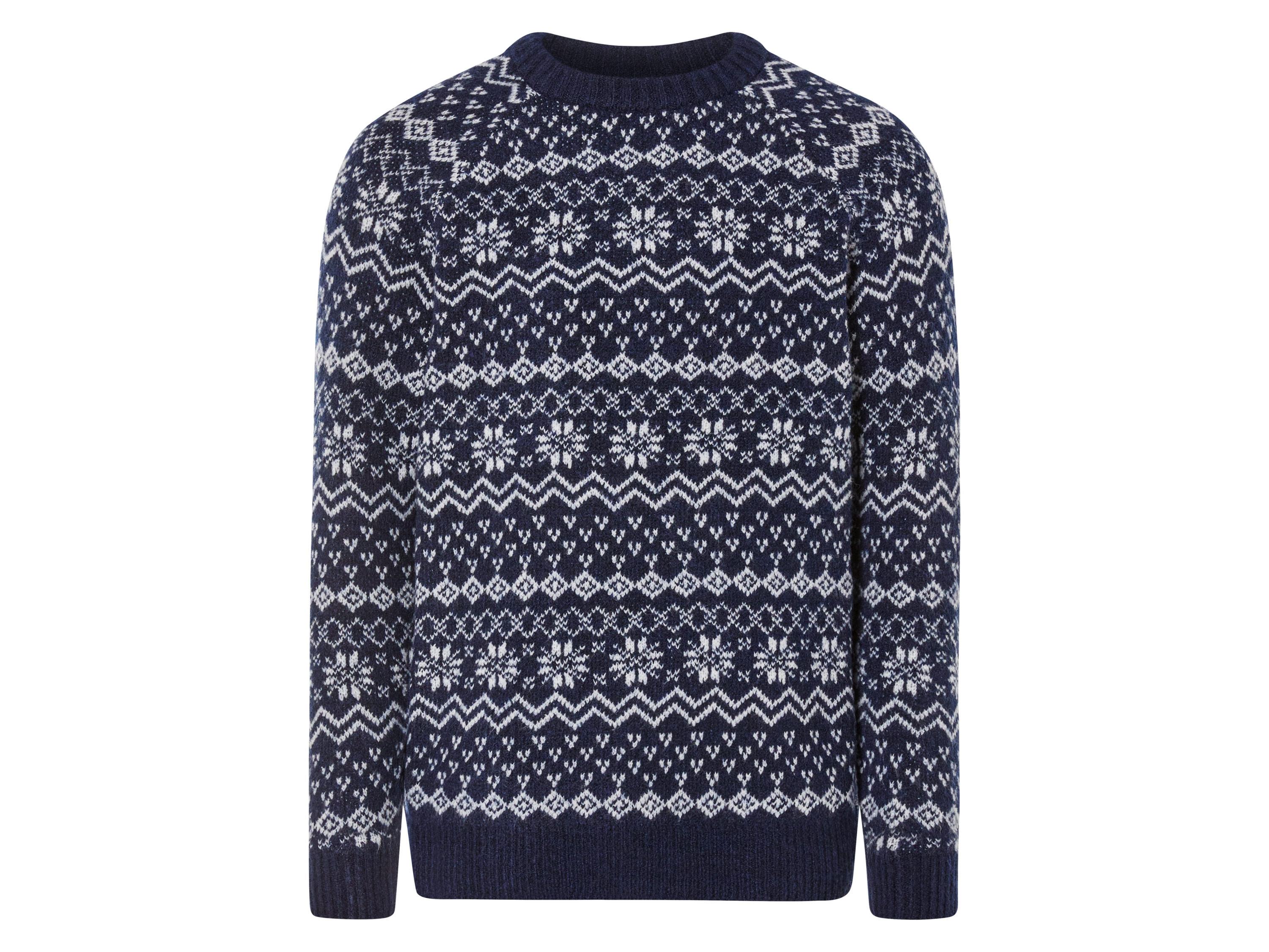 LIVERGY® Sweter świąteczny męski (S (44/46), Niebieski)