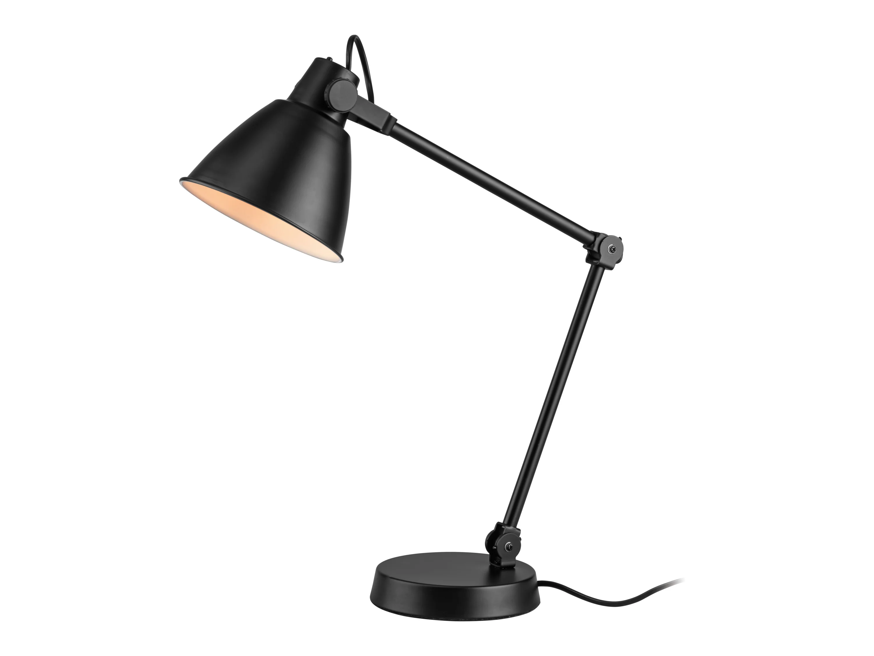 LIVARNO home Lampa stołowa LED z elastycznym ramieniem  (Czarny)