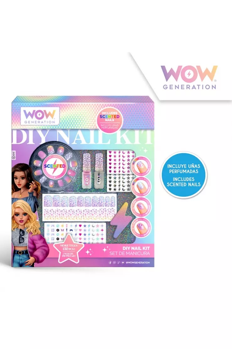 Zestaw do manicure z pachnącymi tipsami WOW