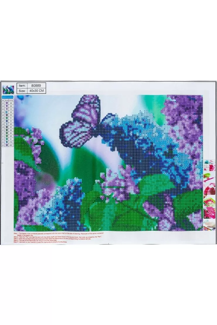 Diamentowa mozaika 5D - Butterfly