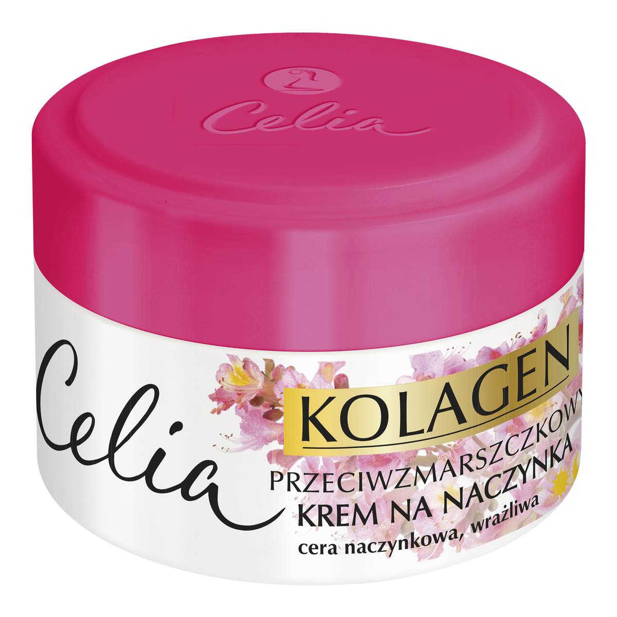 Celia Kolagen krem przeciwzmarszczkowy do cery naczynkowej 50 ml