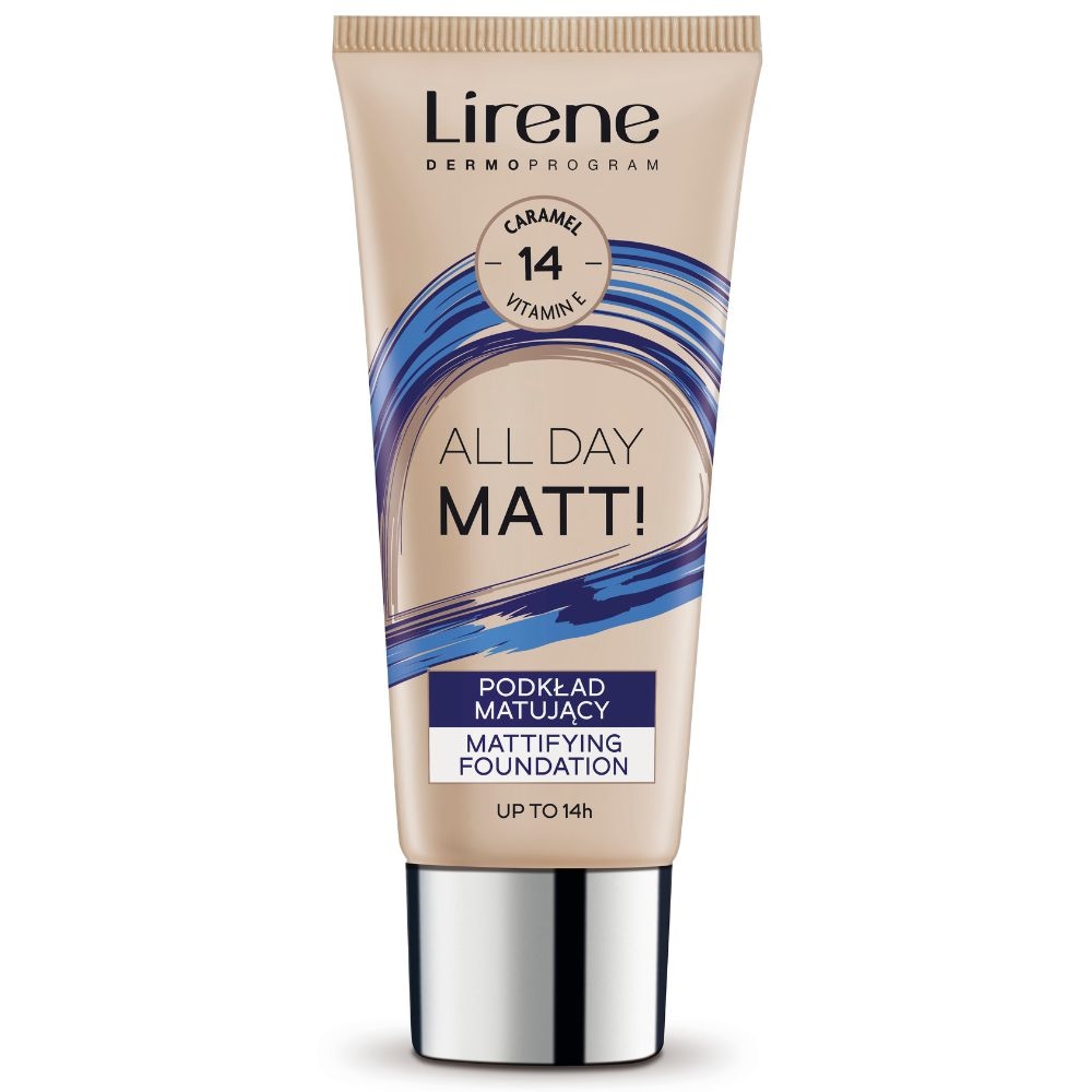Lirene Podkład matujący karmel 14 30 ml