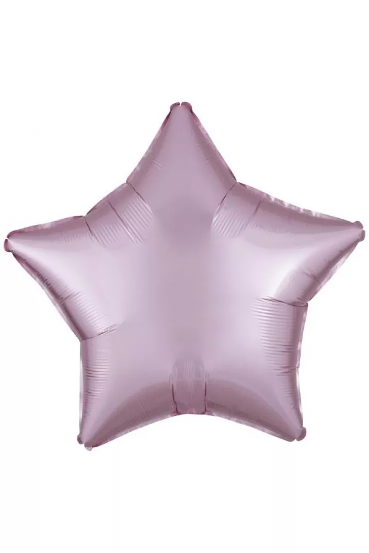Balon foliowy Lustre Pastel różowy gwiazda