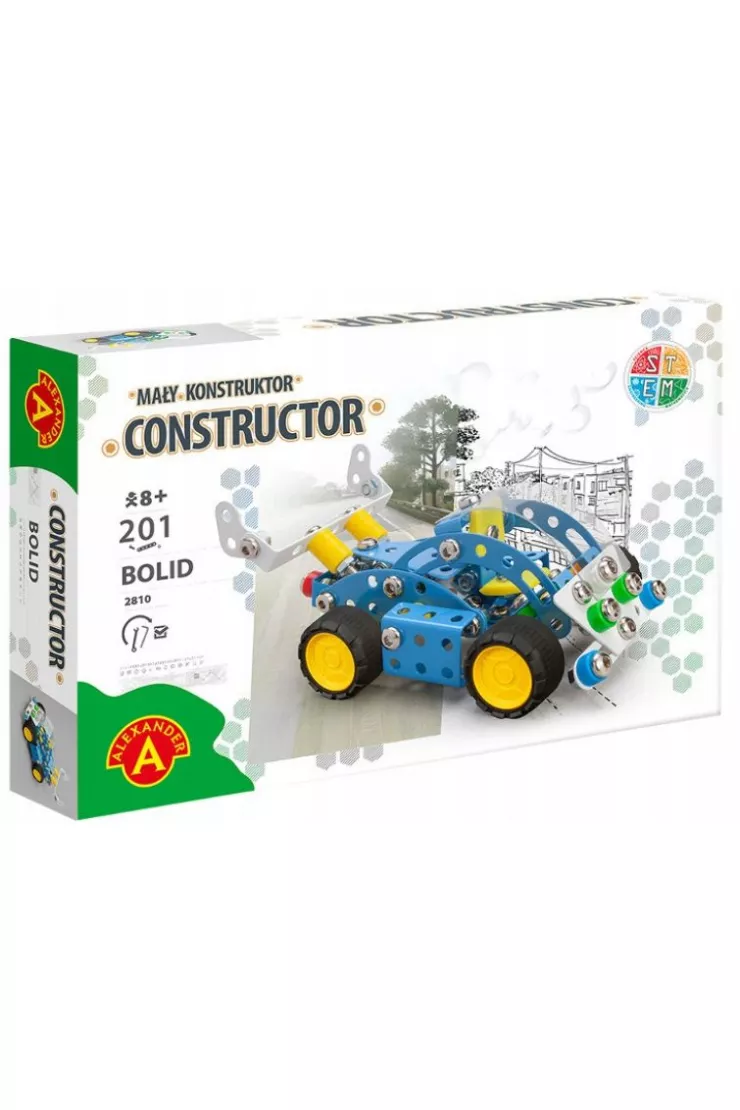  Mały konstruktor 201 el. Bolid